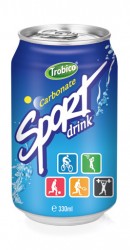 Carbonated sport drink alu can 330ml